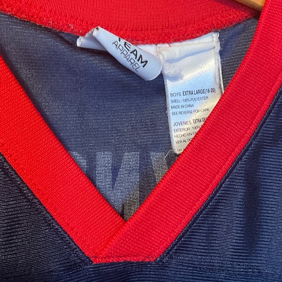 NFL Buffalo Bills Navy and Red V-Neck Jersey - Lynch #23 - Picture 2 of 4